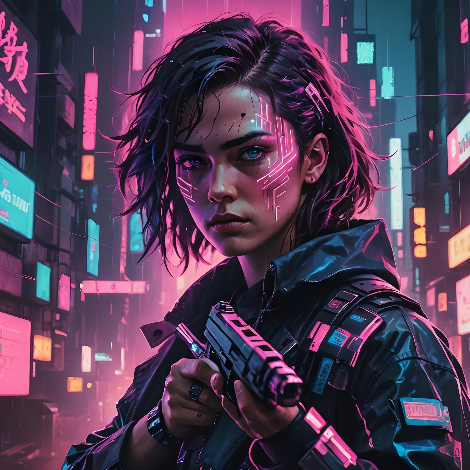 Synthwave Wanted Poster for "Not a Reboot"