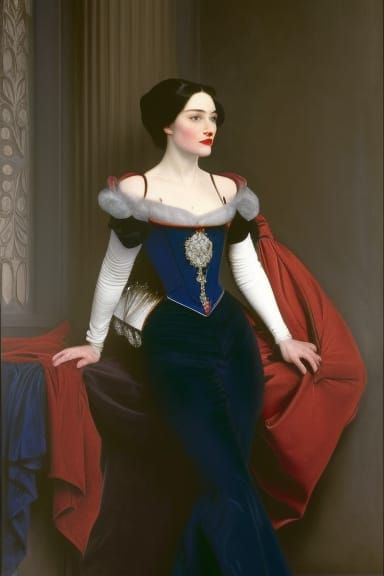 Snow White as Madame X: American Renaissance Portrait