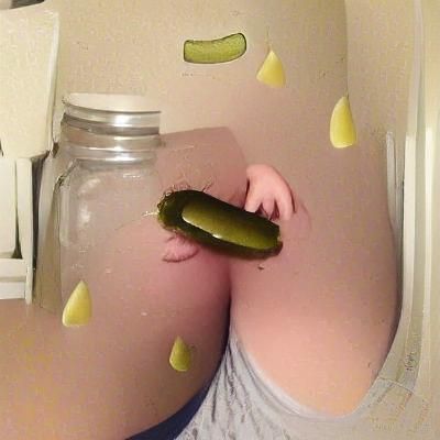 AI Generated Image of a Pickle