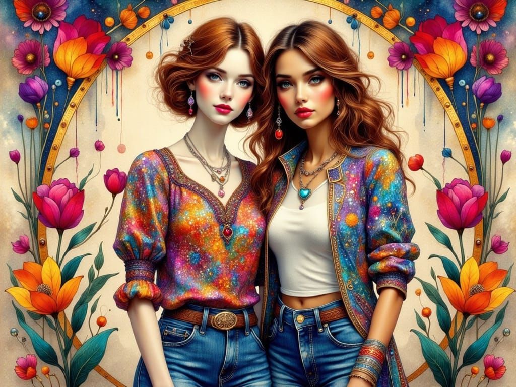 Ethereal Young Woman on Karaoke Stage