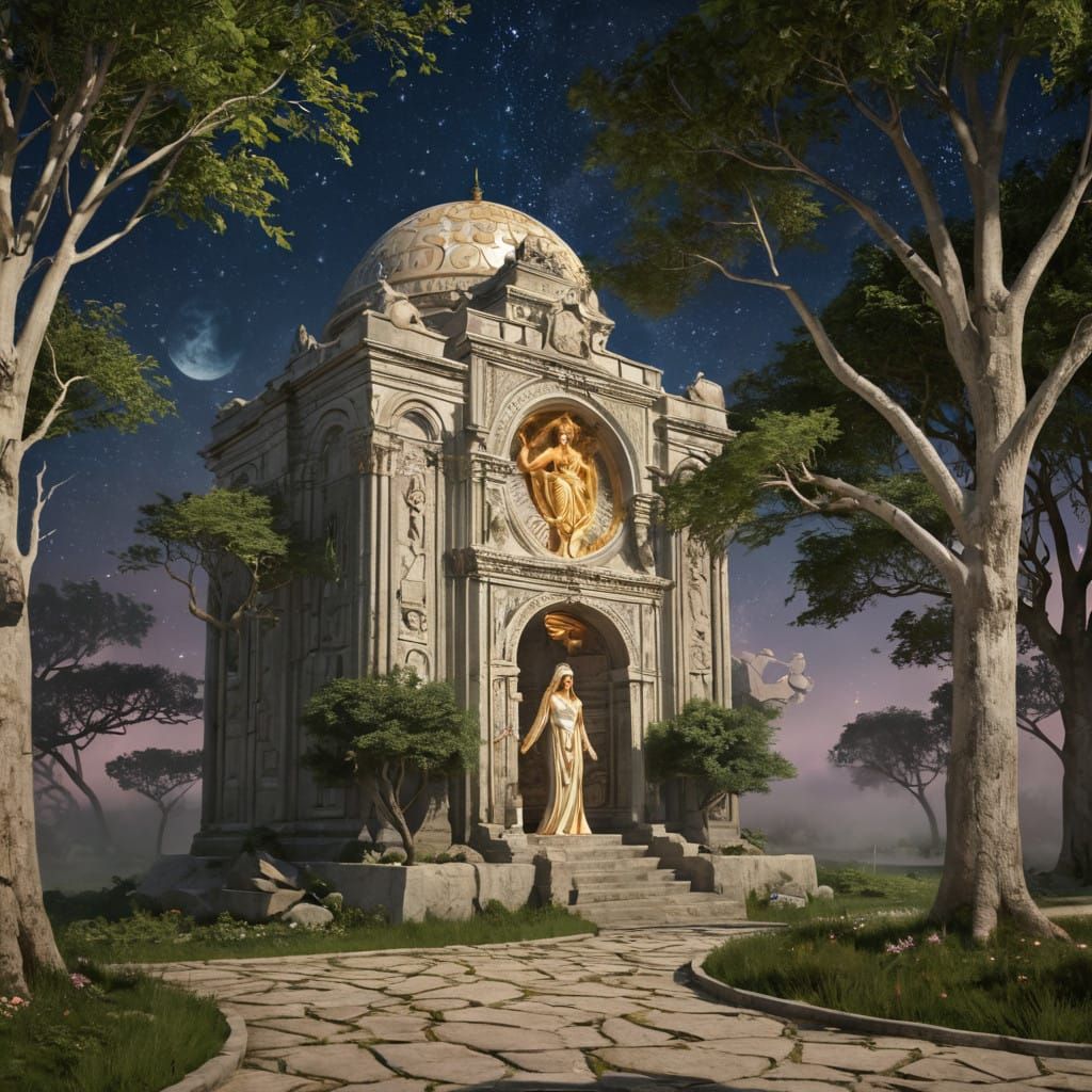 Ancient Goddesses in Ethereal Splendor