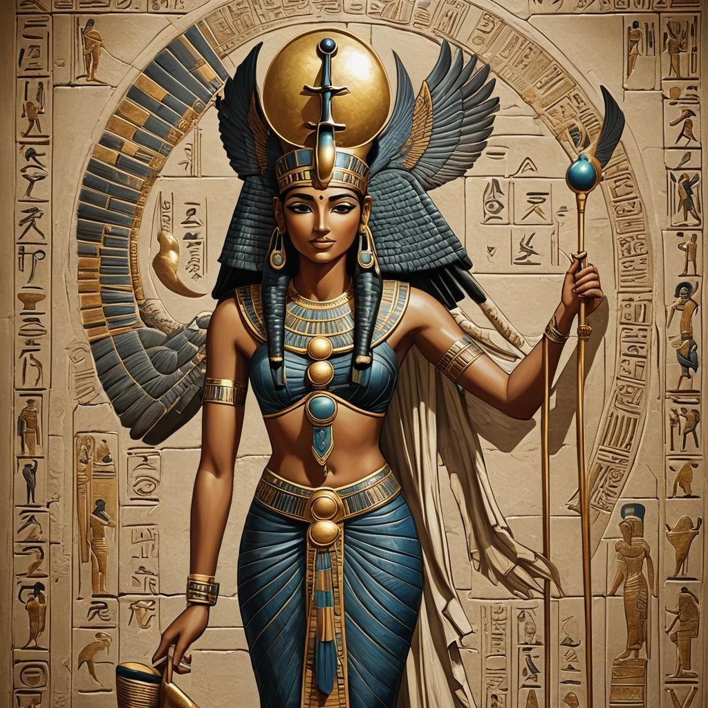 Goddess Isis Digital Art