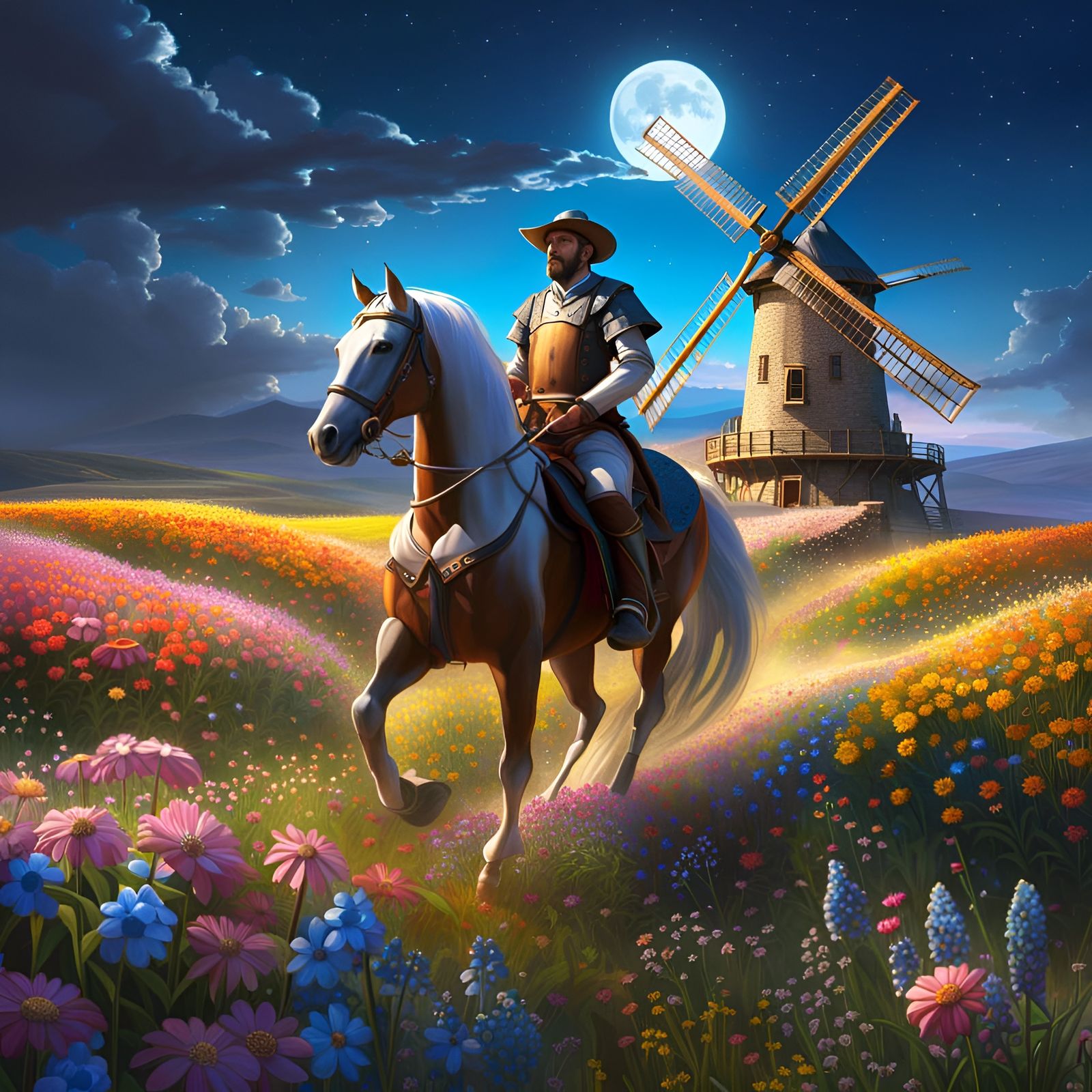 Don Quixote's Dreamcore Windmill Ride