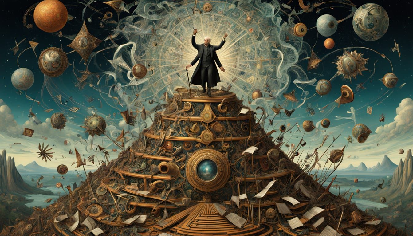 The Conductor of Chaos: A Surreal Supervillain