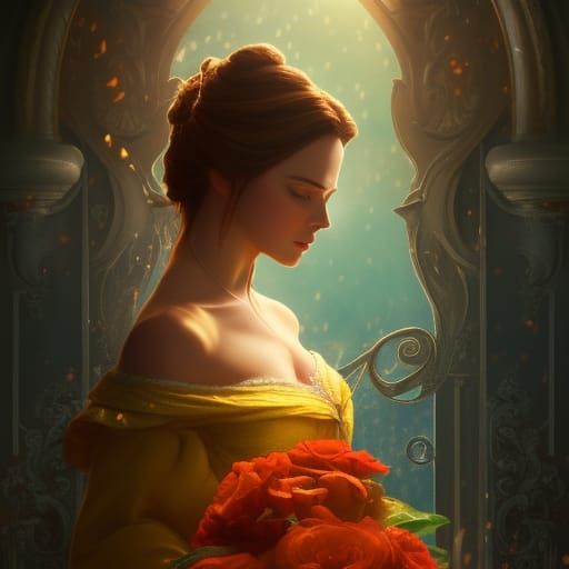 Beauty and The Beast: Art Nouveau Concept Art