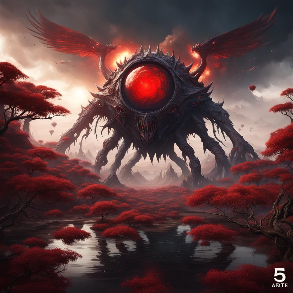 Red Eyes of the Earth: Fantasy Concept Art