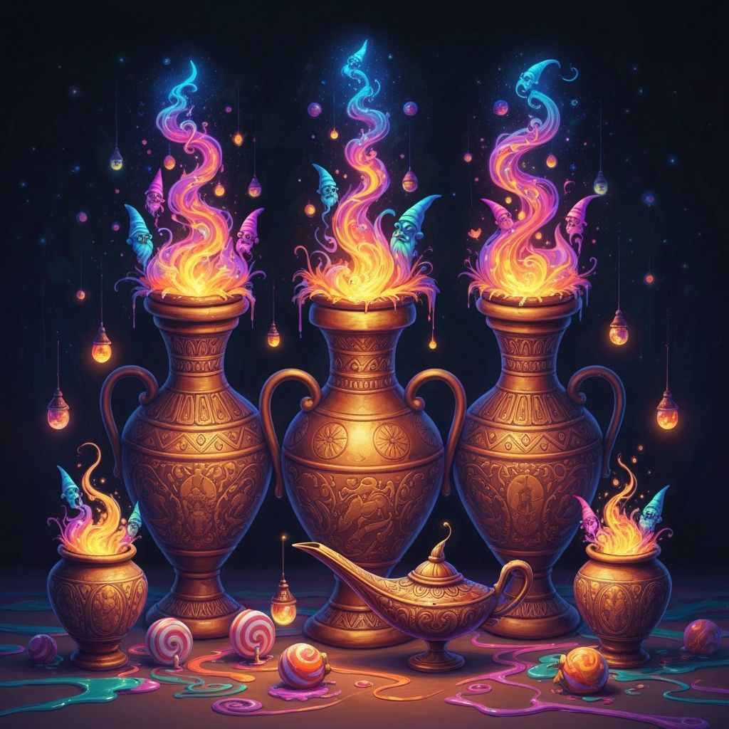 Magical Potions Glow from Ancient Amphorae