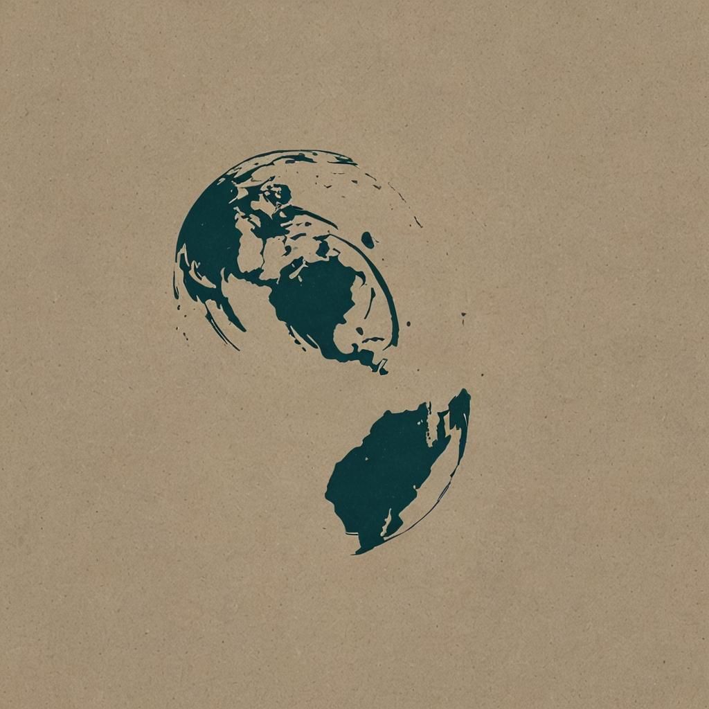 Minimalist Earth Illustration