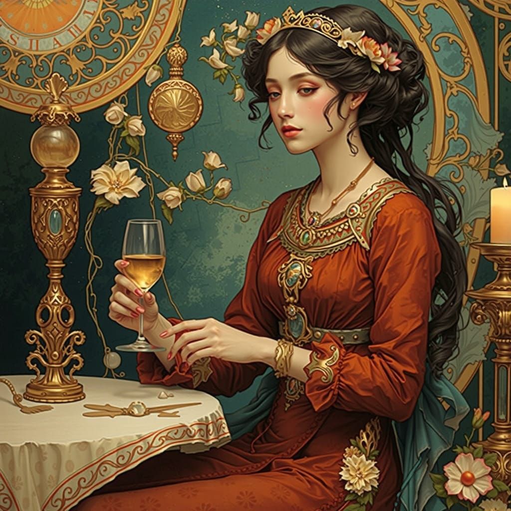 Double Exposure in Abstract Reality