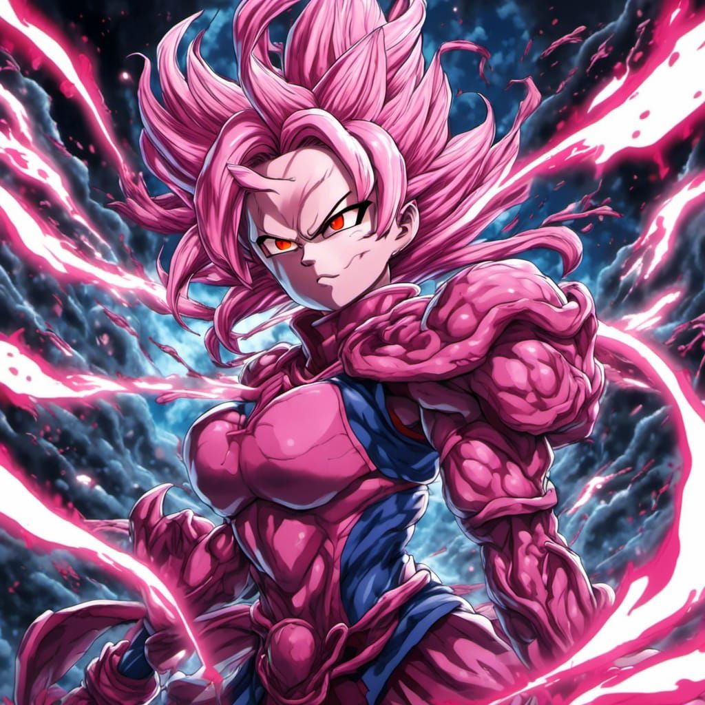 Majin Buu in Anime Style