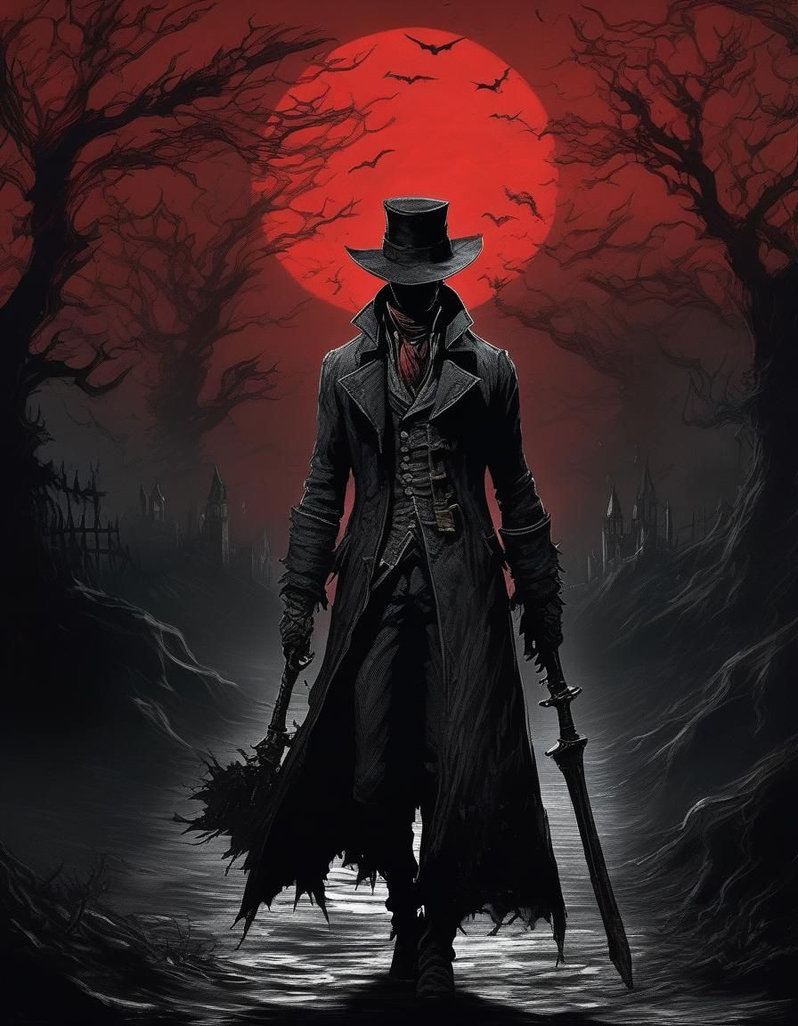 Bloodborne Lore: Figure in Deep Red Sunlight