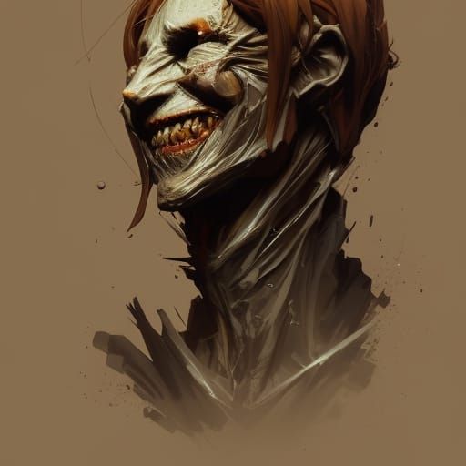 Demonic Eldridge Scarecrow Portrait in Unreal Engine 5