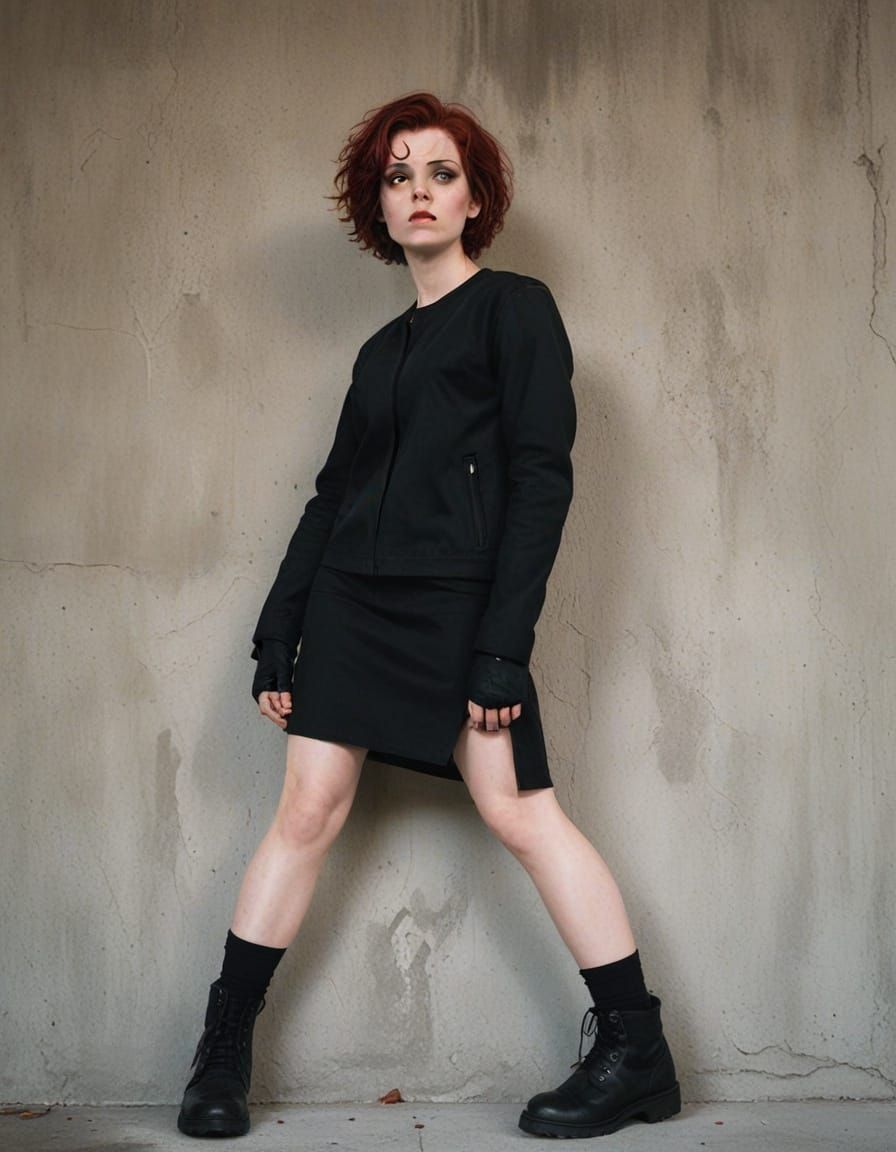 Sophia Lillis as Rogue from the X-Men in Moody Film Still