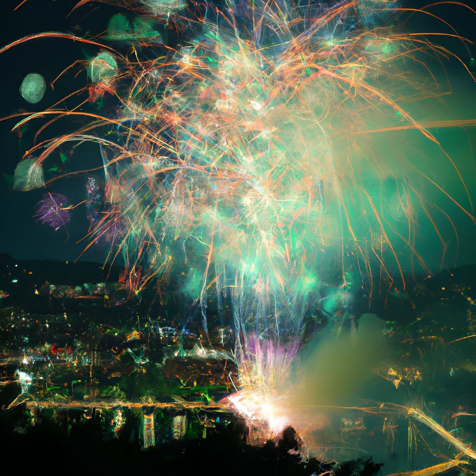 Fireworks Over Pittsburgh: Time-Lapse Photography