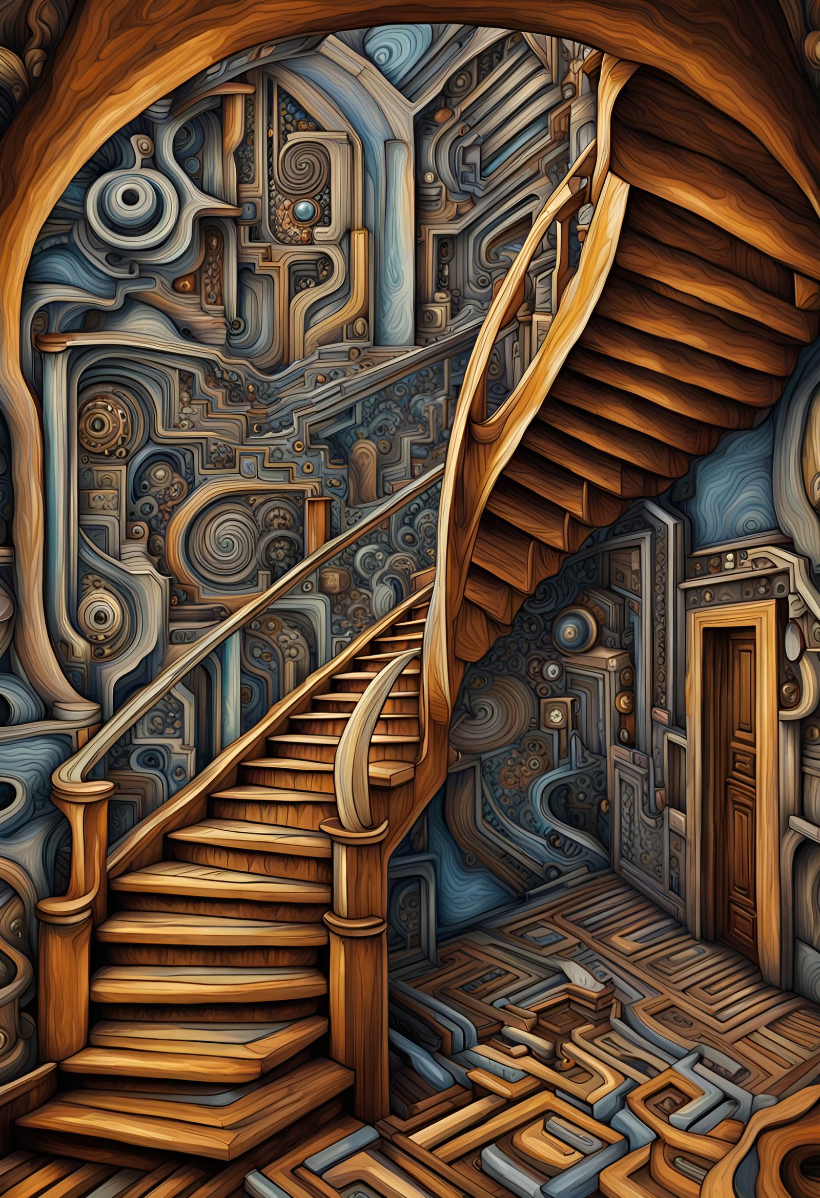 Photography of Amazing intricate complex convoluted optical ...