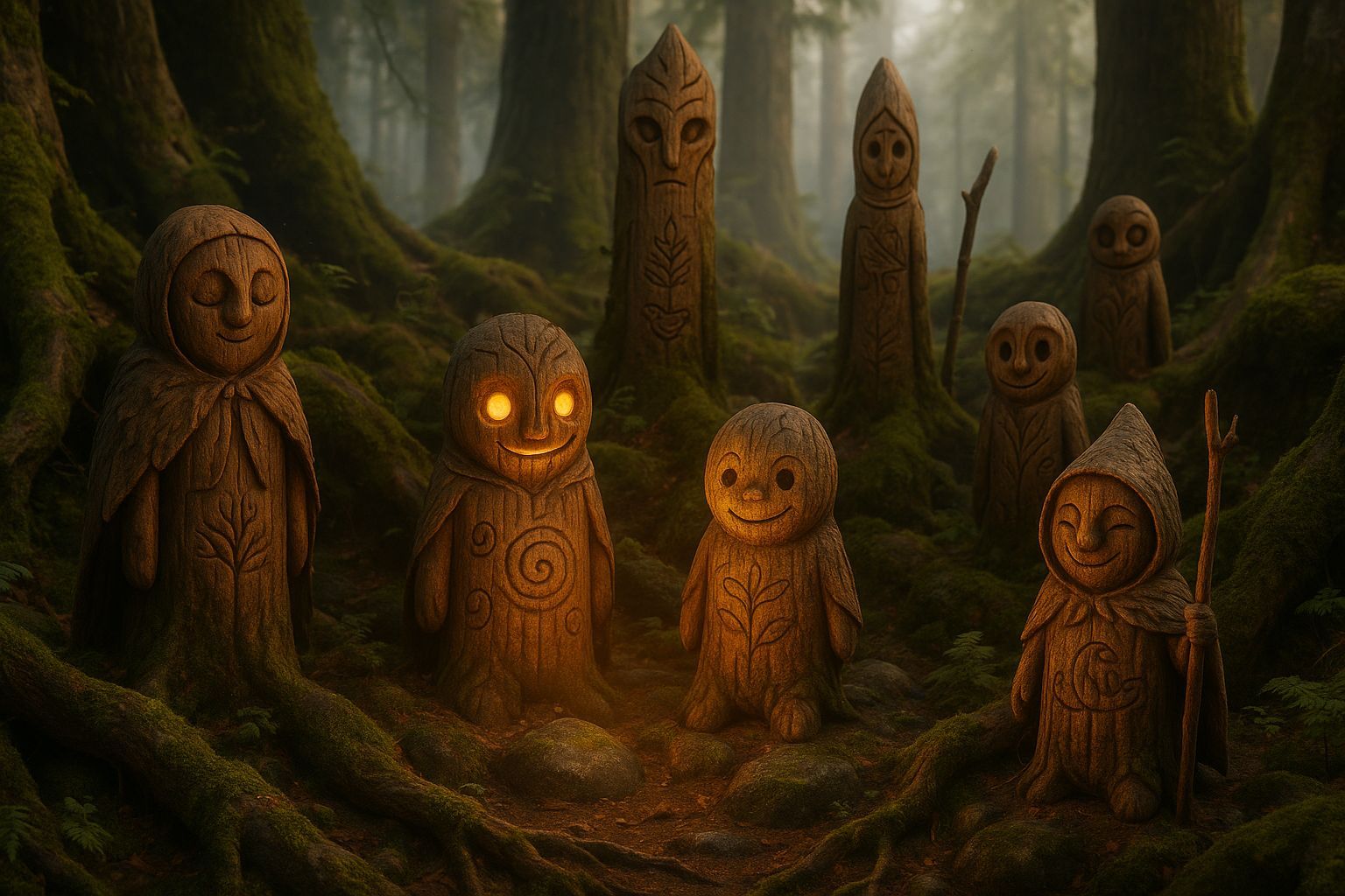 Mystical Woodland Spirits in Unreal Engine 5