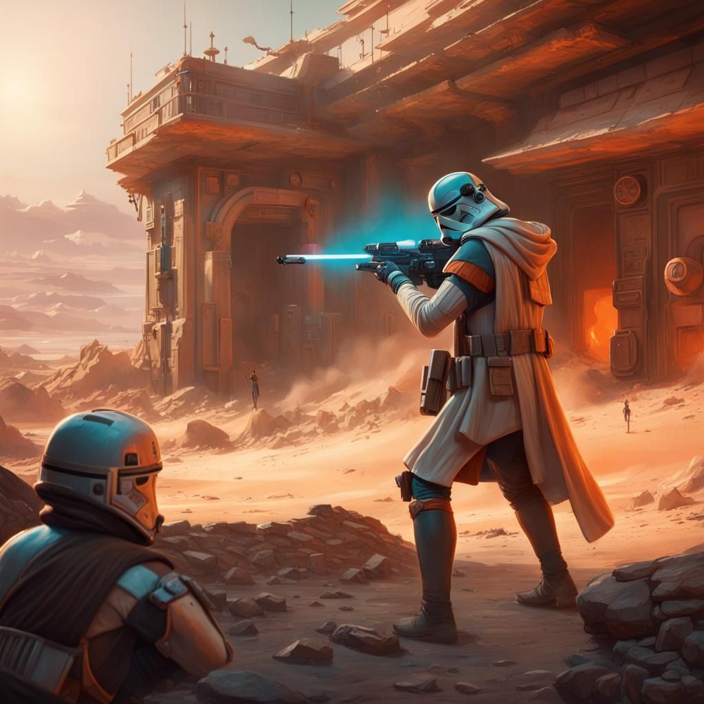 Star Wars Rebel Defends Outpost in Hyperdetailed Concept Art