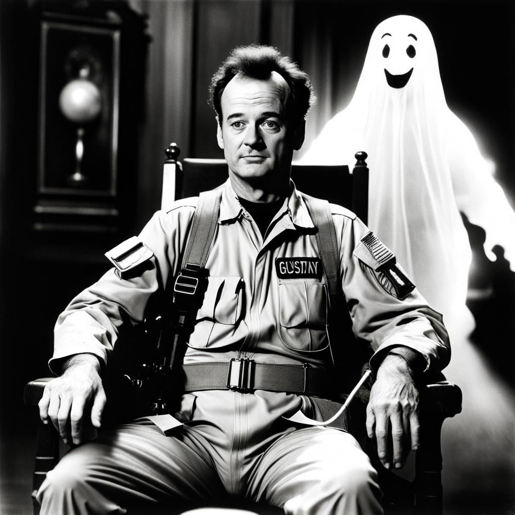 Bill Murray as Venkman: Antique Ghost Photo