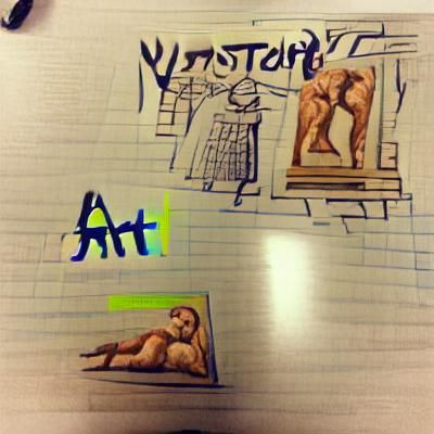 Abstract AI-Generated Image From Empty Prompt