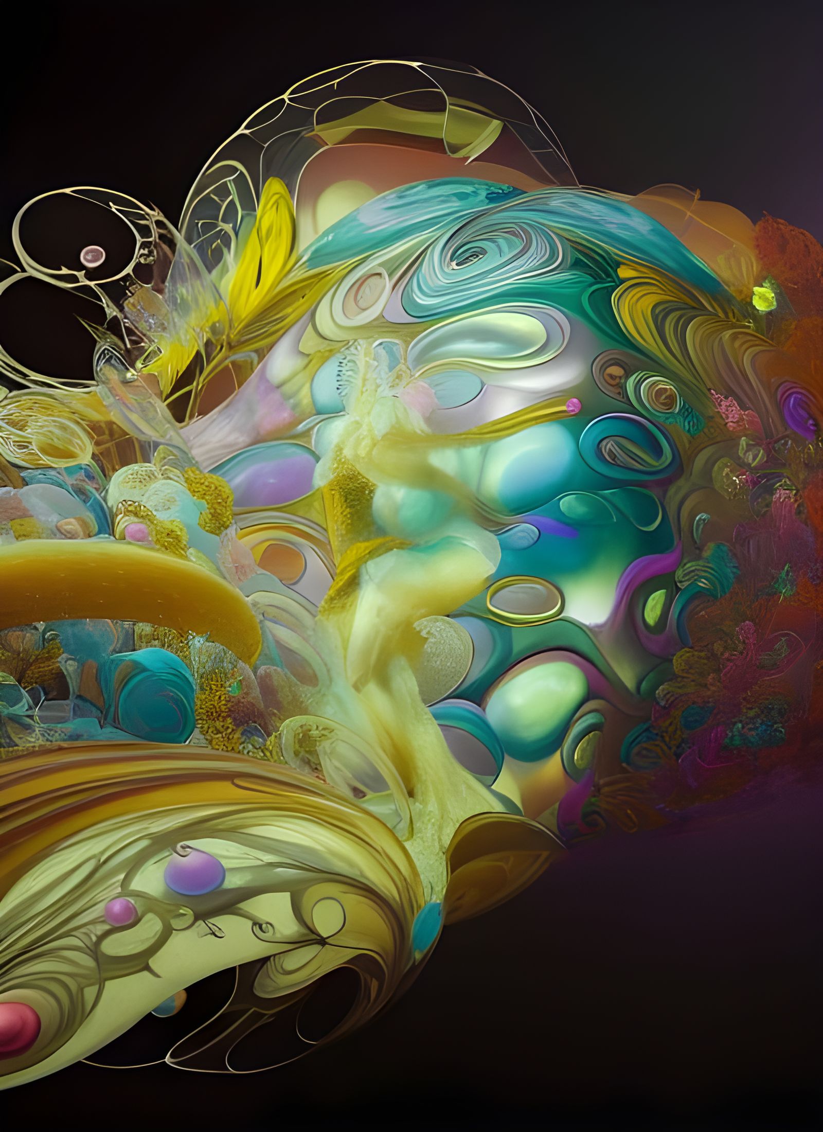 Psychedelic Translucency in Soft Light