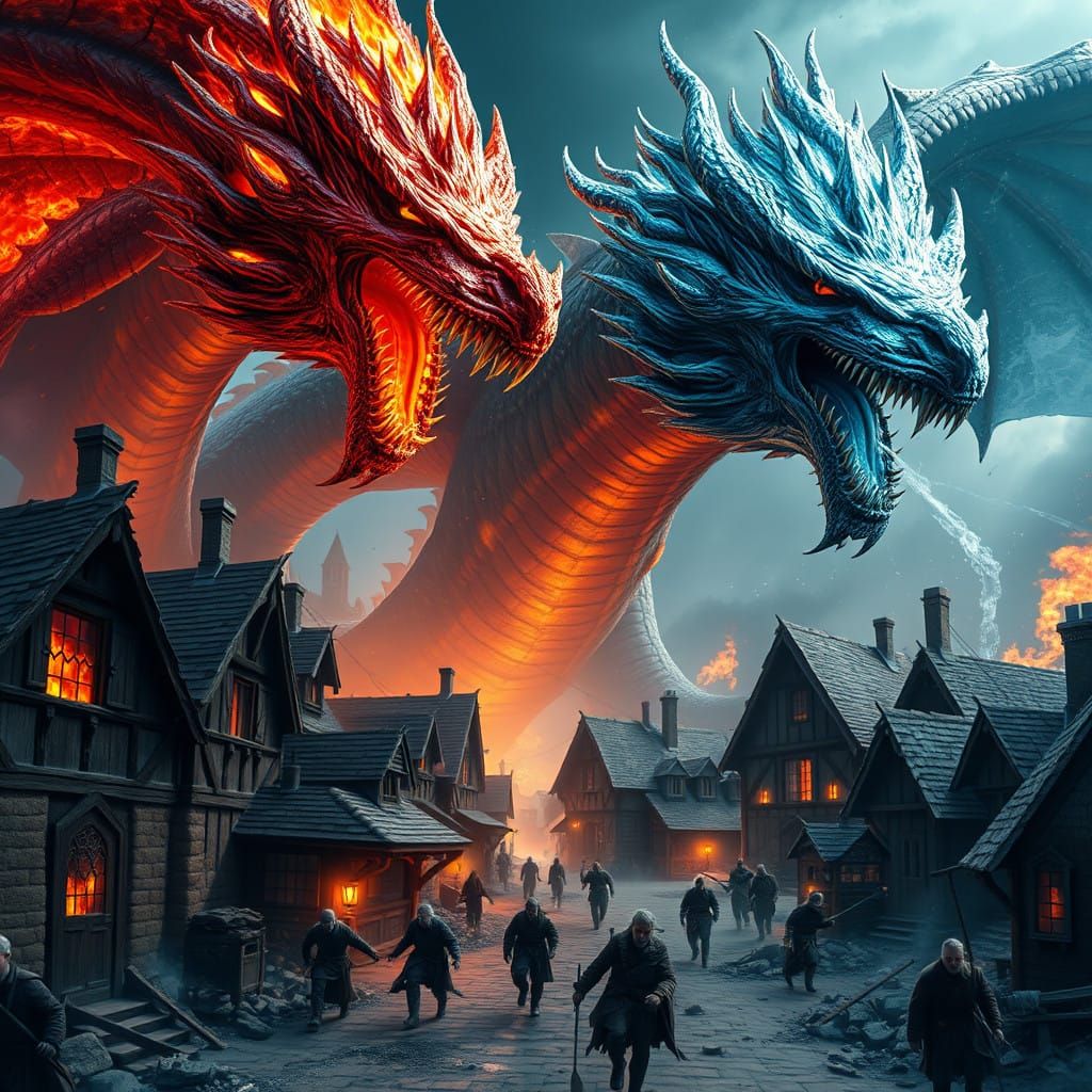 Dragon of Contrasting Elements