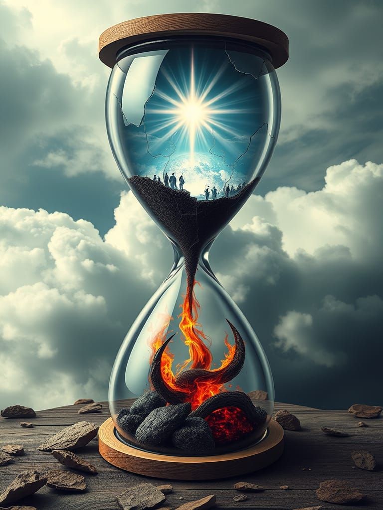 Battle of Good and Evil in the Mind's Eye