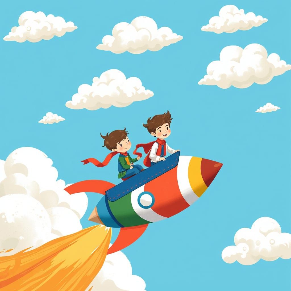 Little Einsteins Soaring in a Rocket Ship