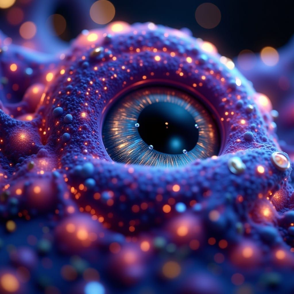 Detailed 3D Chromosome Illustration in Vibrant Colors