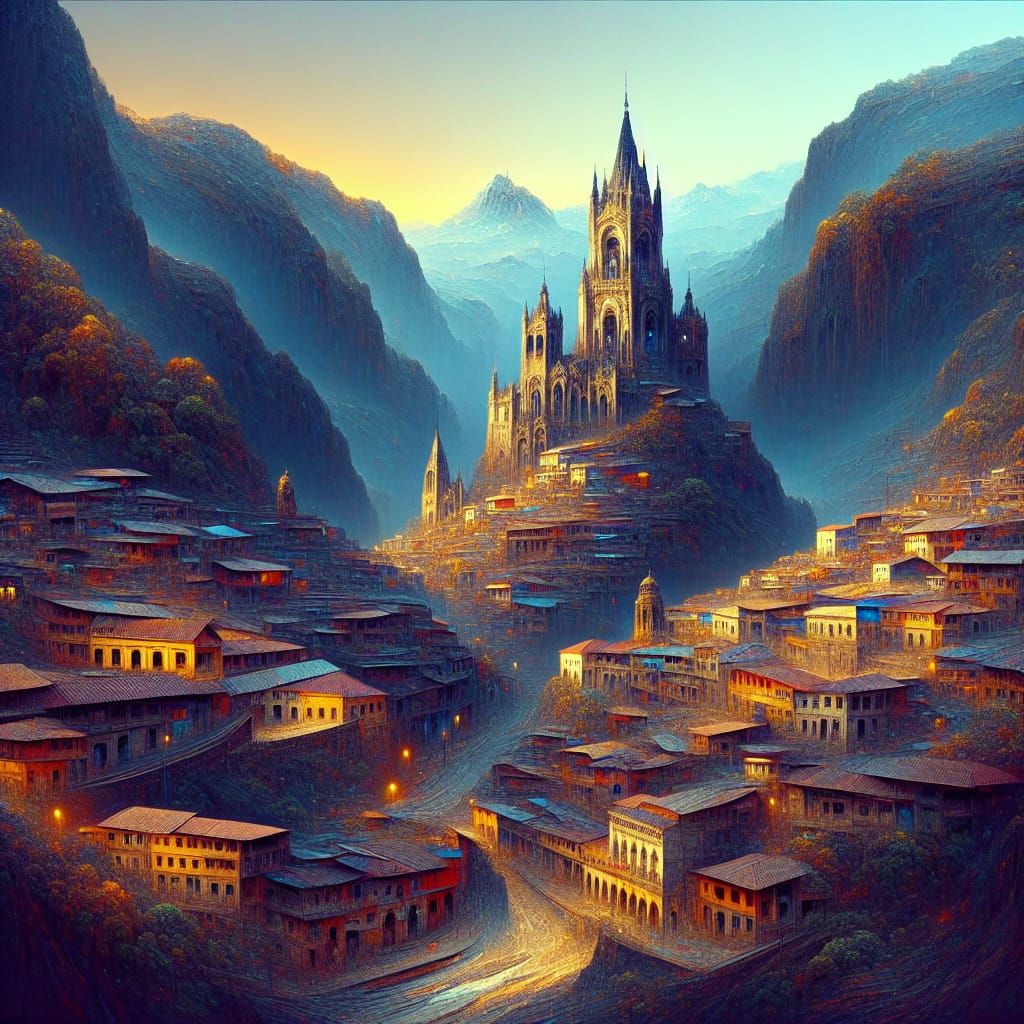 Machala, Ecuador: A Fantasy Concept Art City