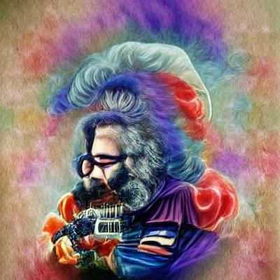 AI Image of Jerry Garcia