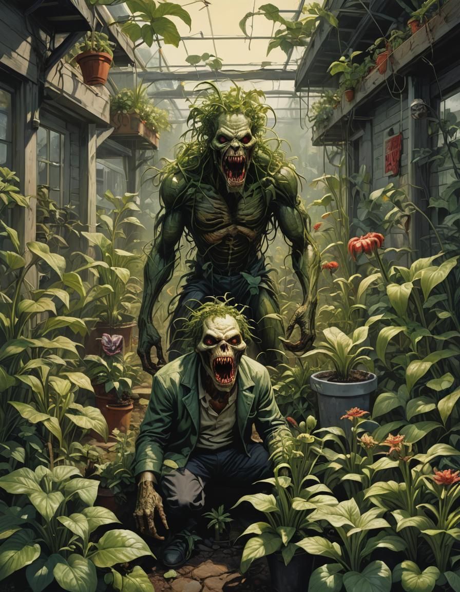 Sinister Man-Eating Plant Garden