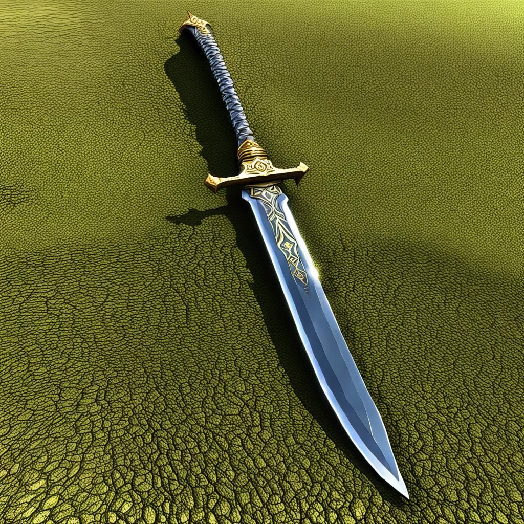 AI Generated God Blade Image