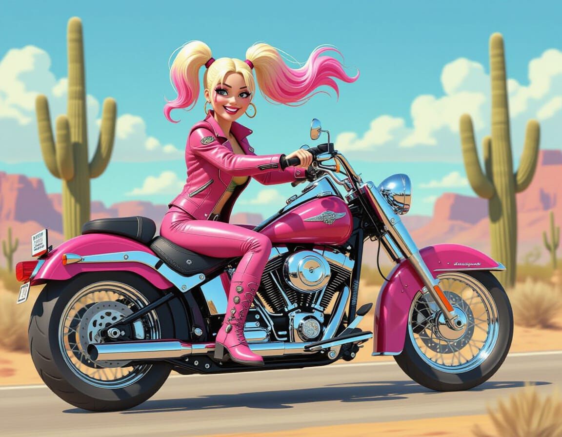 Harley on a Harley 4