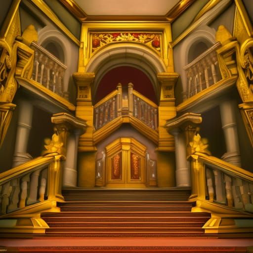 Detailed Linear Art of Panteón de Reyes