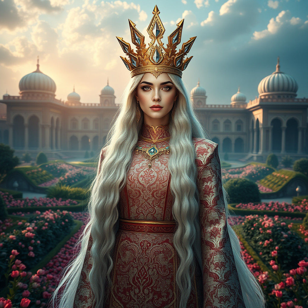 Arshtat: Iranian Morality Goddess in Hyper-Realistic Digital...