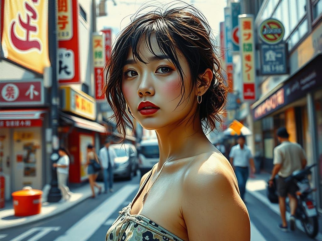 Encrustique
STYLE: "a fusion of Claude Monet+Gustav Caillebo...