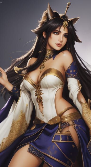 Abstract Ishtar AI Interpretation