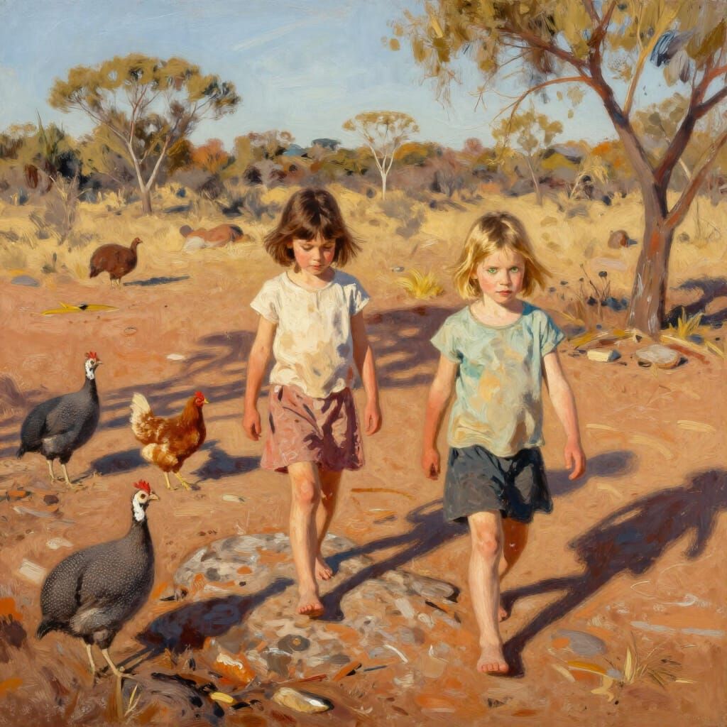 Childhood Cousins Explore Sun-Drenched Australian Bush