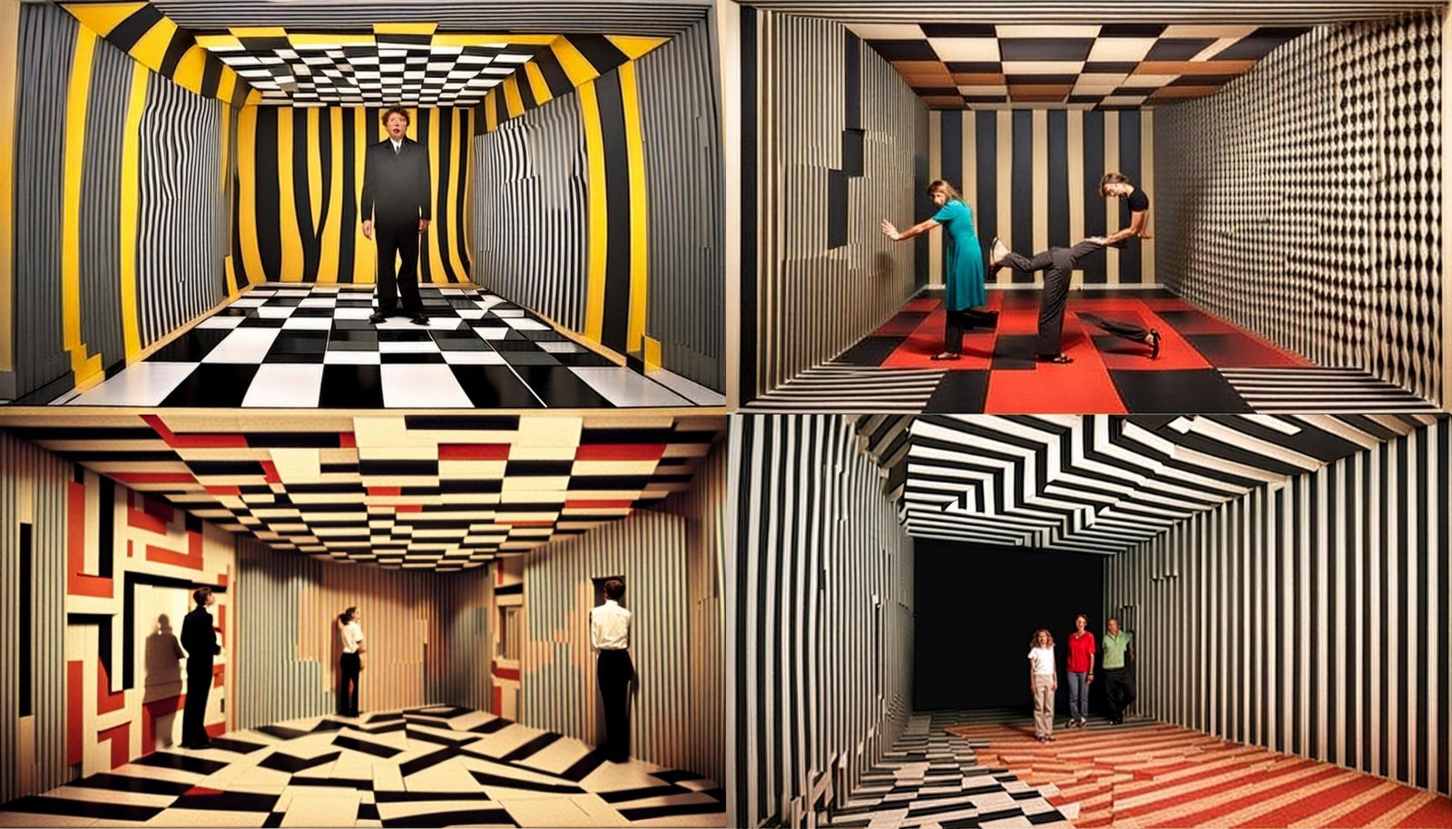 Ames Room Illusion: Distorted Perspective