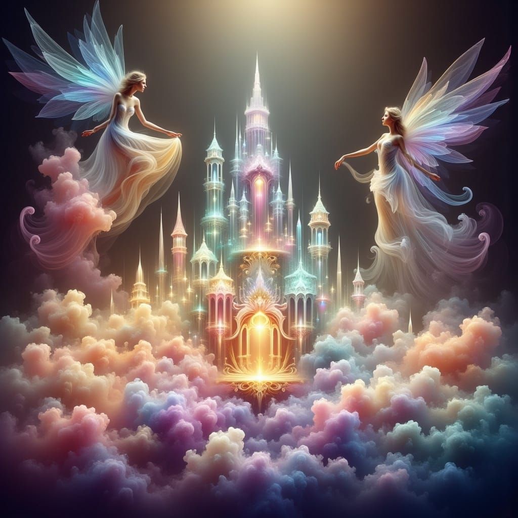 Ethereal Oracle Cards on Luminous Altar