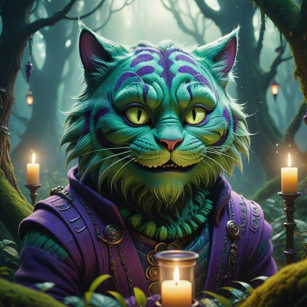 Mystical Forest Encounter with Dream Keeper and Cheshire Cat...