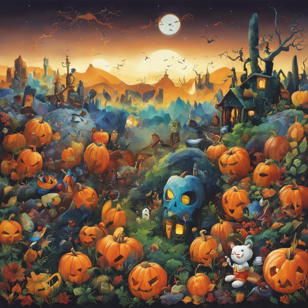 Halloween Dreamscape: Trick or Treat in Dandelion City