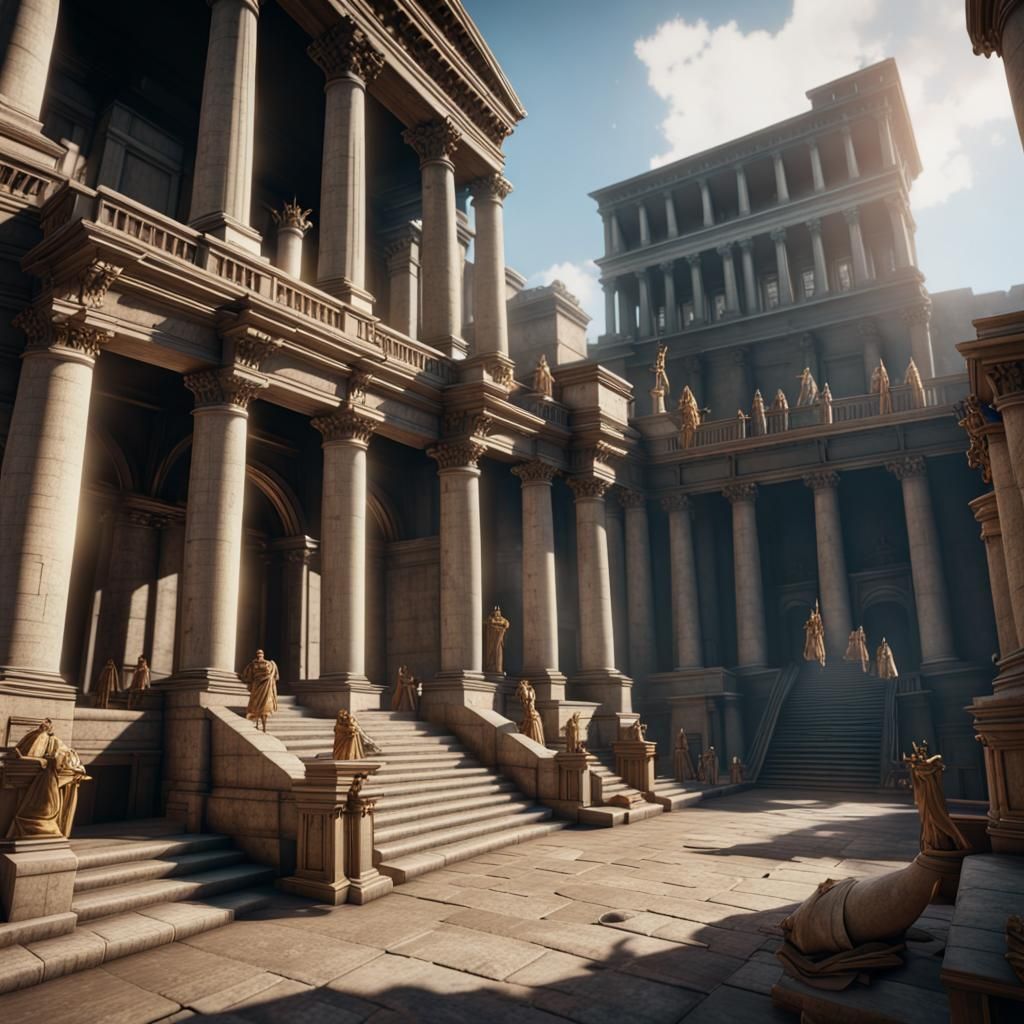 Epic 3D Render of the Roman Empire