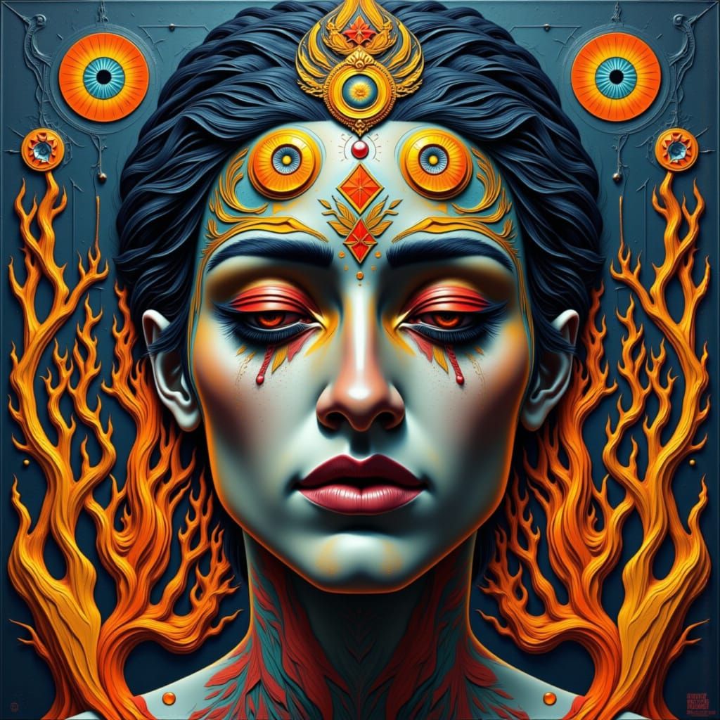 Dynamic Abstract Image: "I See You"