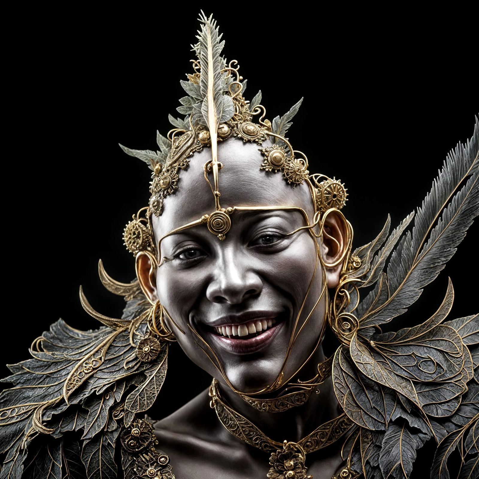 Surreal Restaurant Scene with Exotic Aliens, Hyperrealistic ...