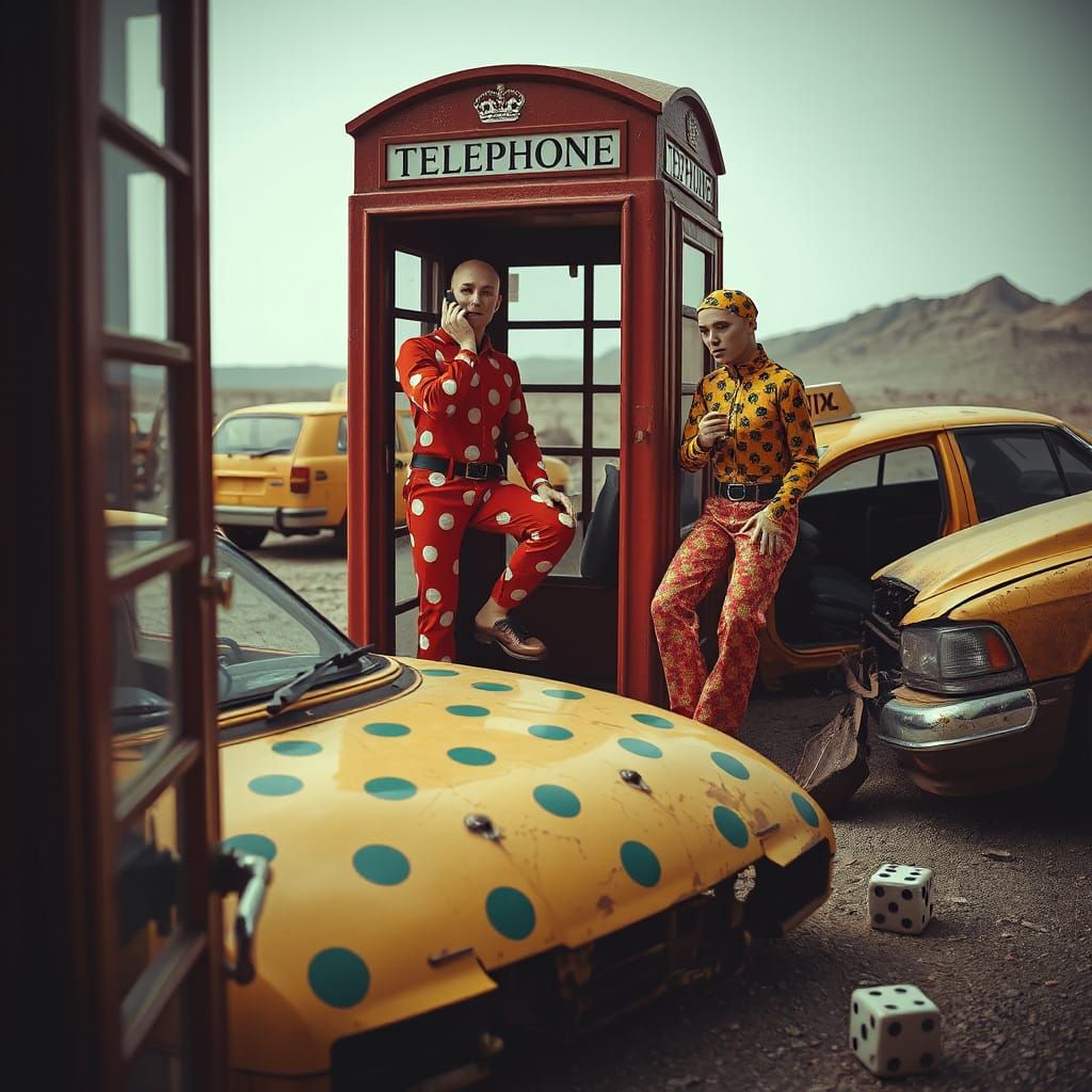 "Sent A Red Polka Dot Taxi Please"