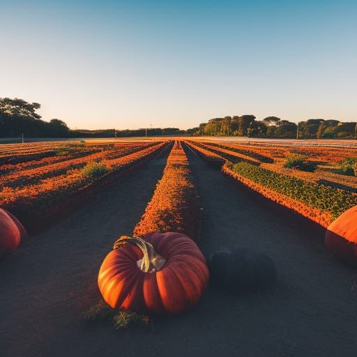 Visually Accurate and Beautiful Pumpkin Patch