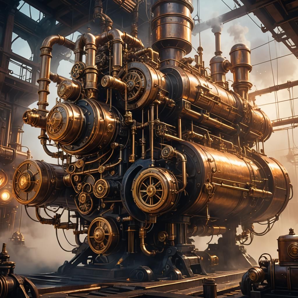 Steampunk Storm Machine Concept Art