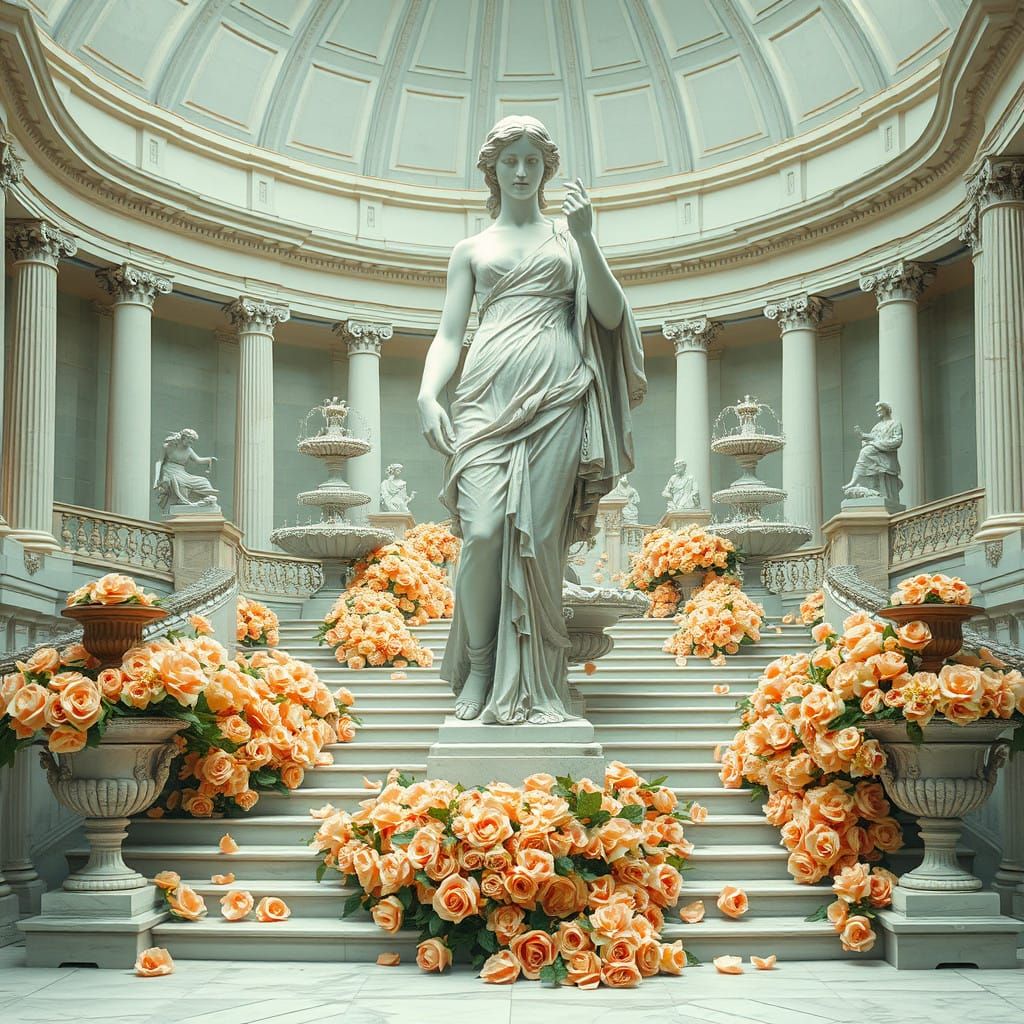 Classical Goddess in Digital Dissonance