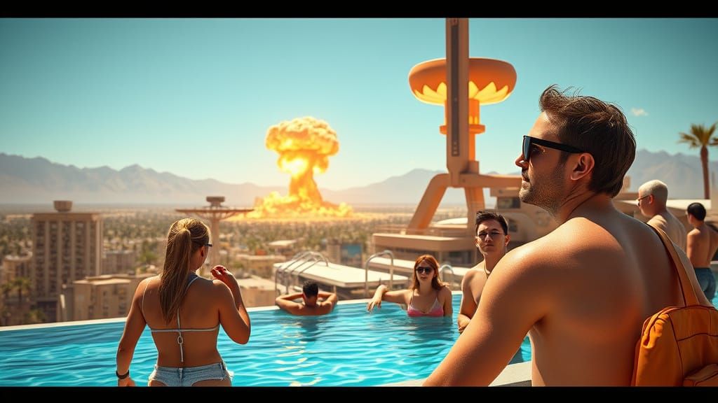 Tourists Watch Nuclear Explosions in Vegas